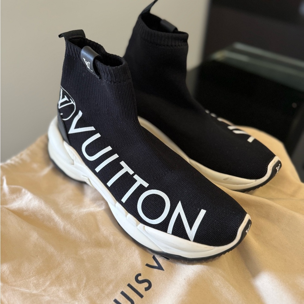 Louis Vuitton Black Sock Sneakers